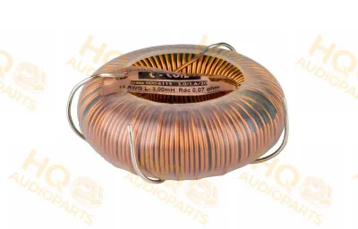 Jantzen Audio 000-6115 | 3.0 mH | 0.07 Ω | 5% | 14 AWG | C-Coil Toroidal Coil