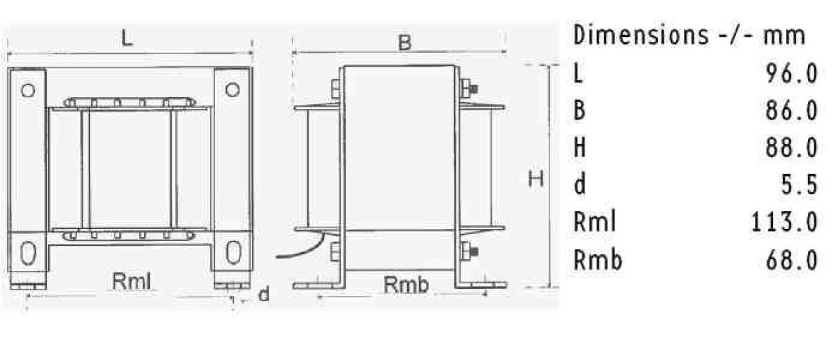 Intertechnik Transzformátor tekercs – 3,30 mH | FE96 | DCR 0,15 Ω | Cu 1,80 mm | ±5.0%