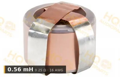 Jantzen Audio 000-7736 | 0,56 mH | 0,25 ohm | 2% | 16 AWG | Rézfóliatekercs