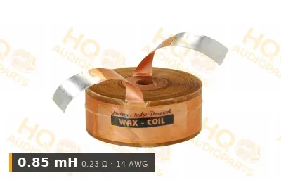 Jantzen Audio 000-8353 | 0,85 mH | 0,23 ohm | 2% | 14 AWG | impregnált rézfóliatekercs