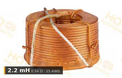 Jantzen Audio 000-L-0220 | 2,2 mH | 0,54 ohm | 3% | 15 AWG | Litz viasztekercs