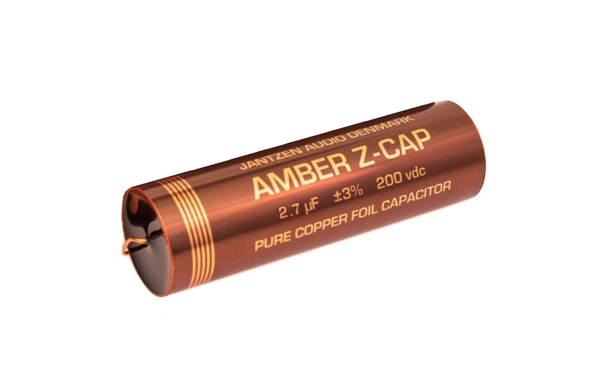 Jantzen Audio 001-7230 | 2,7 uF | 5% | 200 V | Amber Z-Cap kondenzátor