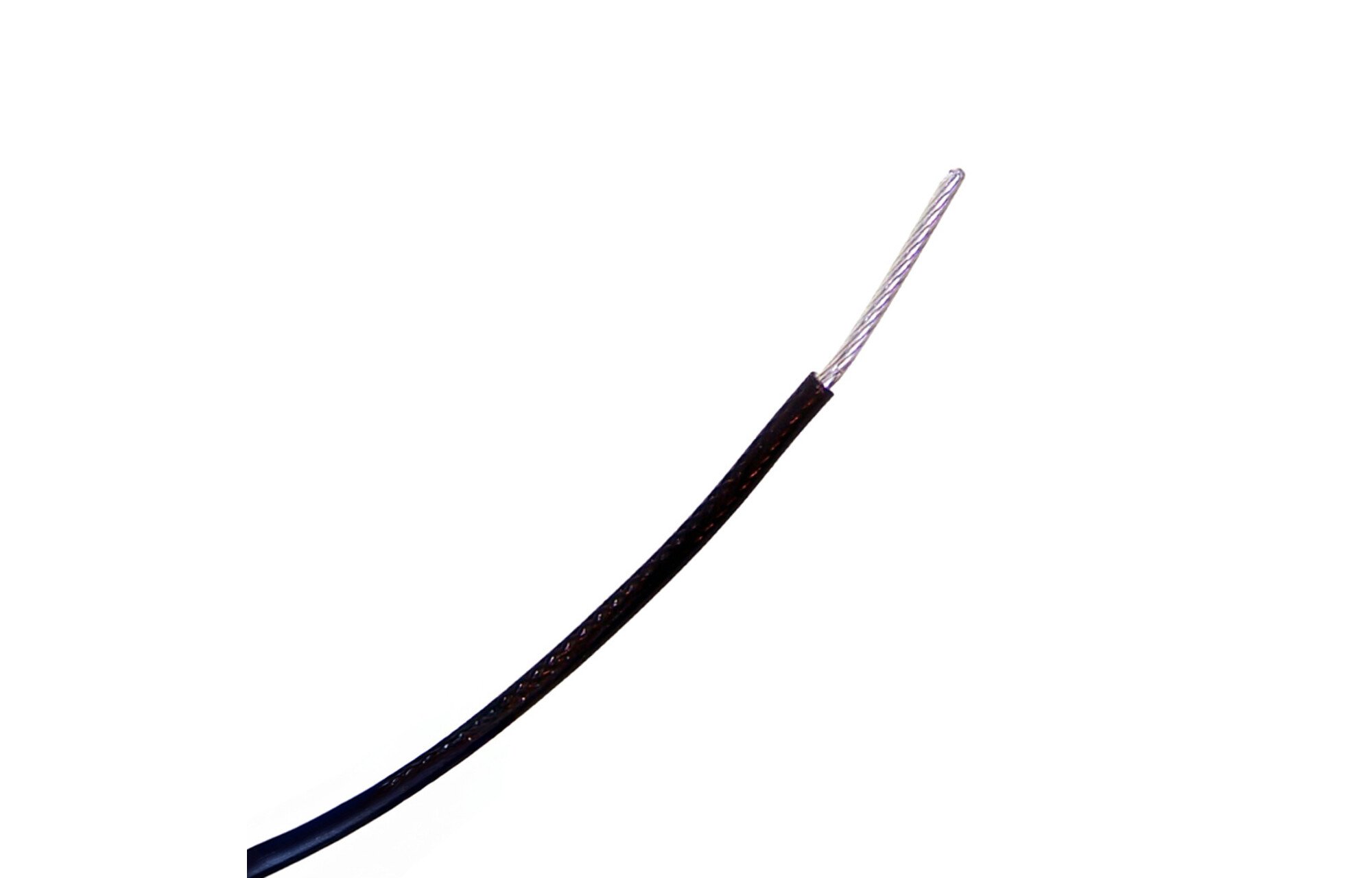 Jantzen Audio 006-0045 Fekete sodrott, ezüstözött kábel PFTE szigetelés 1,3 mm² OFC - 1 méter