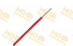 Jantzen Audio 006-0050 Vörös sodrott, ezüstözött kábel PTFE szigetelés 1,3 mm² OFC - 1 méter
