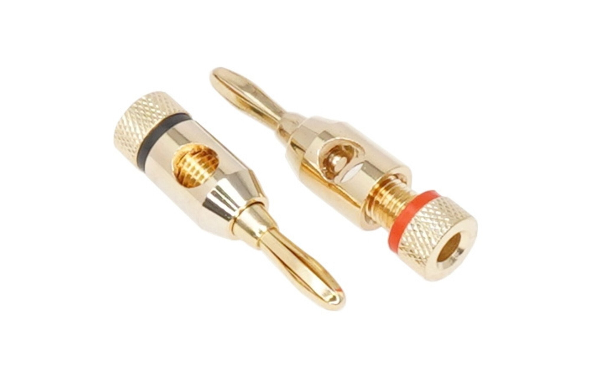 Jantzen Audio 012-0140 Arany Banán dugó pár 4mm