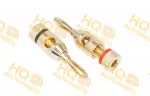 Jantzen Audio 012-0140 Arany Banán dugó pár 4mm
