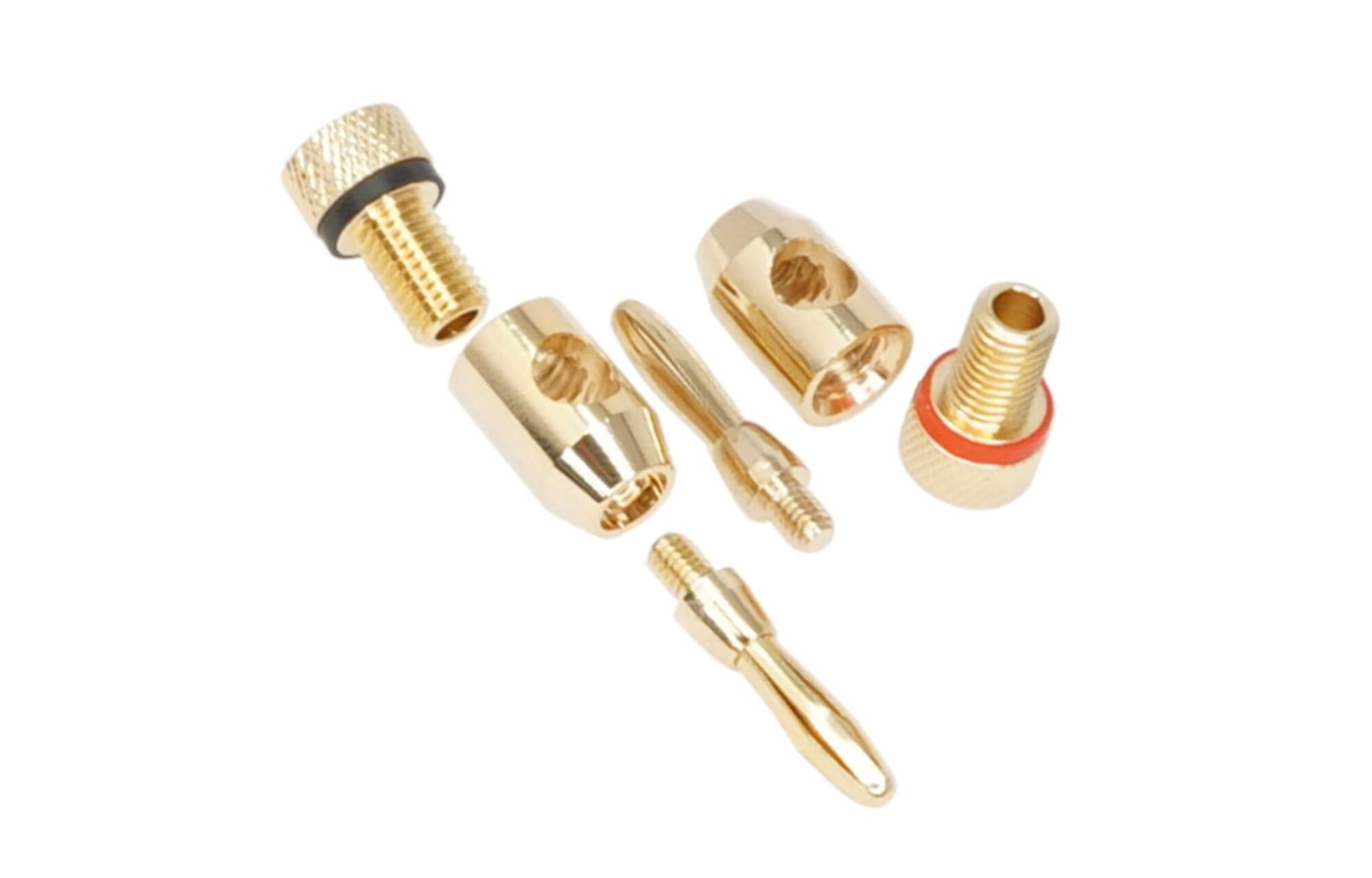 Jantzen Audio 012-0140 Arany Banán dugó pár 4mm