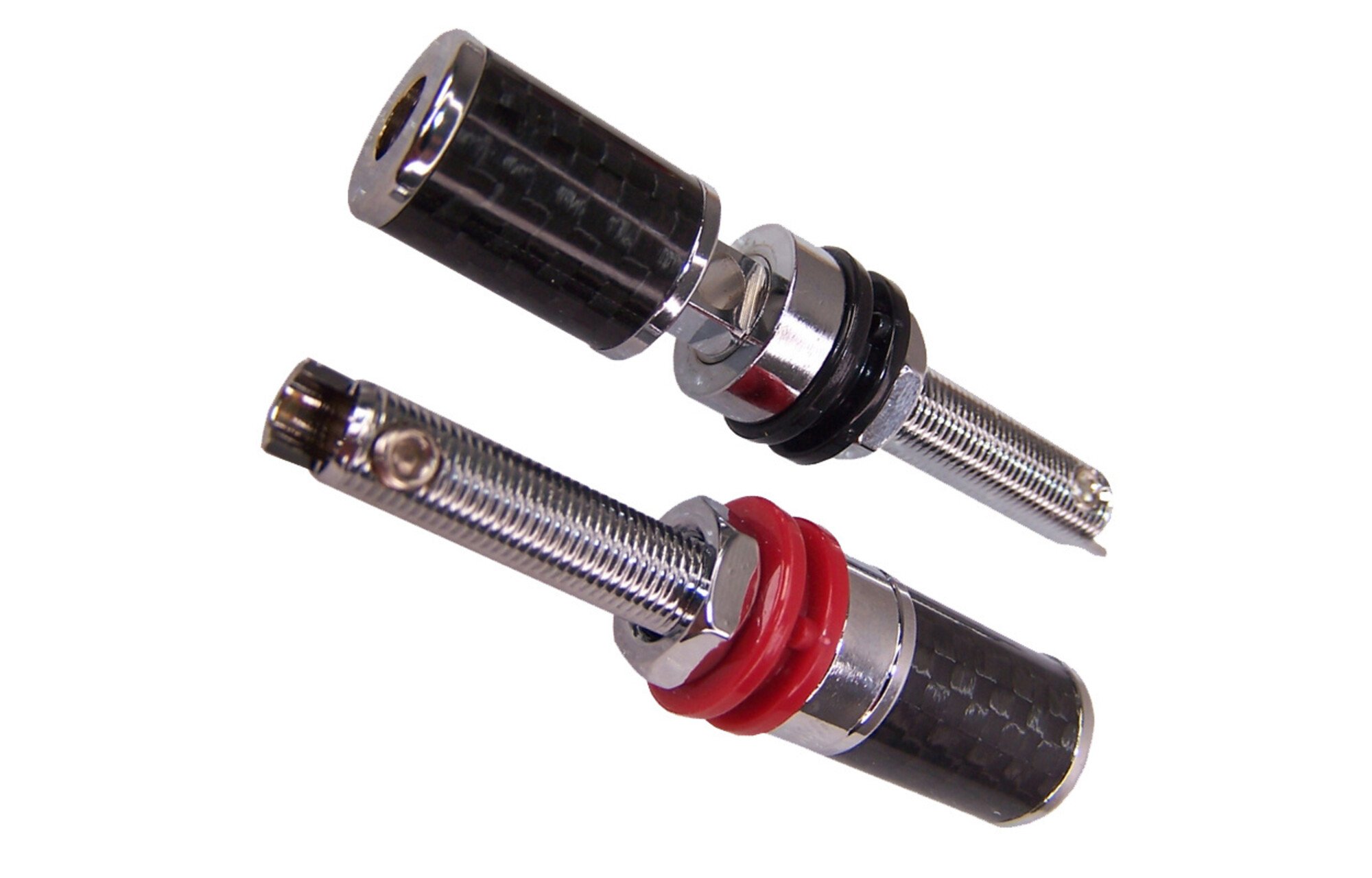 Jantzen Audio 012-0199 Carbon Nikkel banánaljzat pár M8/27