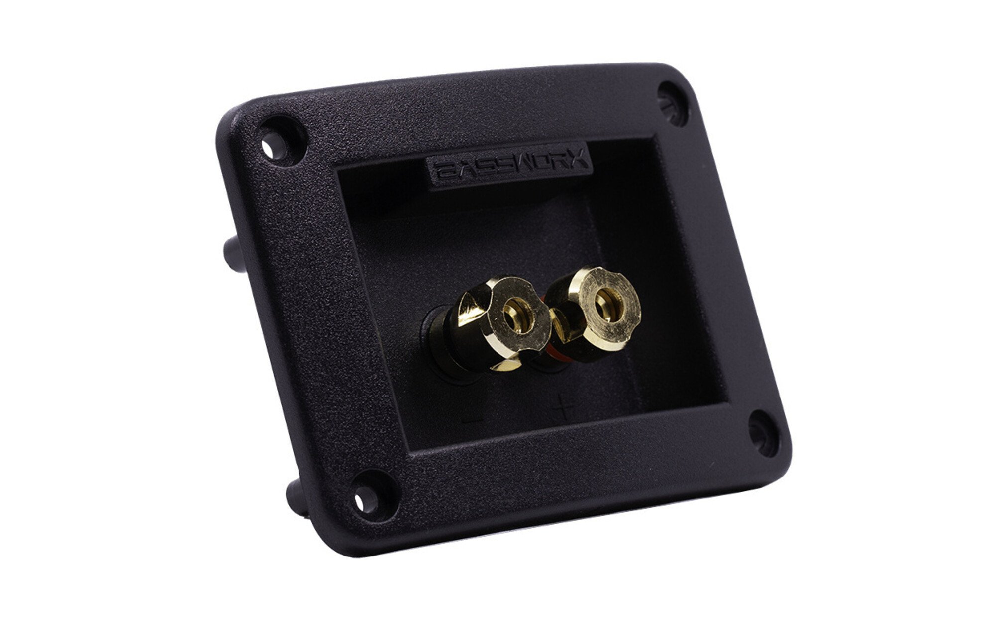 Jantzen Audio 012-0320 Négyszögletes csatlakozótálca | Csavaros kötés | 92 x 79 mm