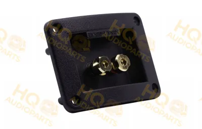 Jantzen Audio 012-0320 Négyszögletes csatlakozótálca | Csavaros kötés | 92 x 79 mm