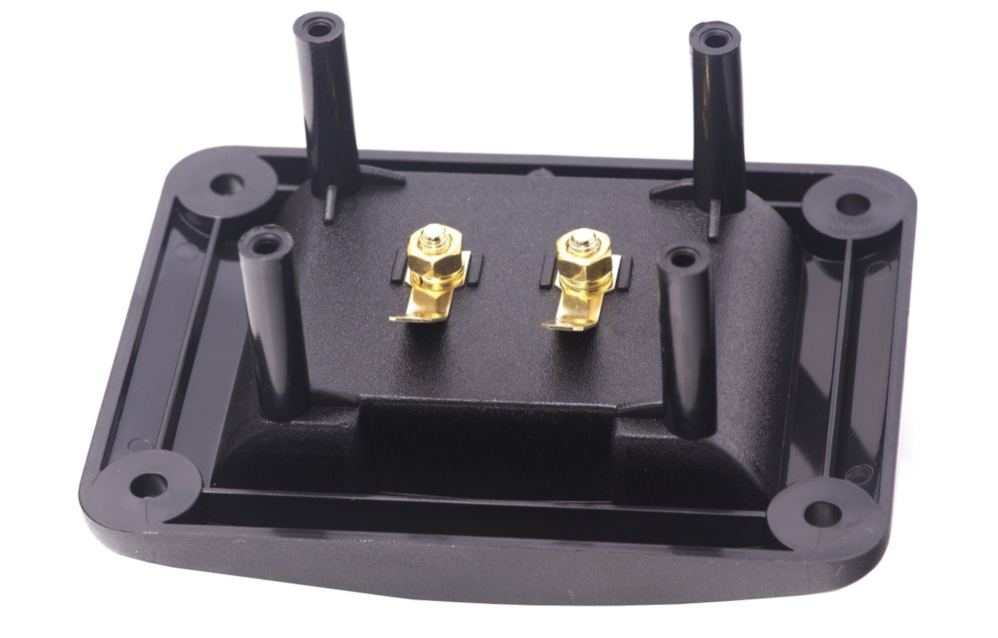 Jantzen Audio 012-0320 Négyszögletes csatlakozótálca | Csavaros kötés | 92 x 79 mm