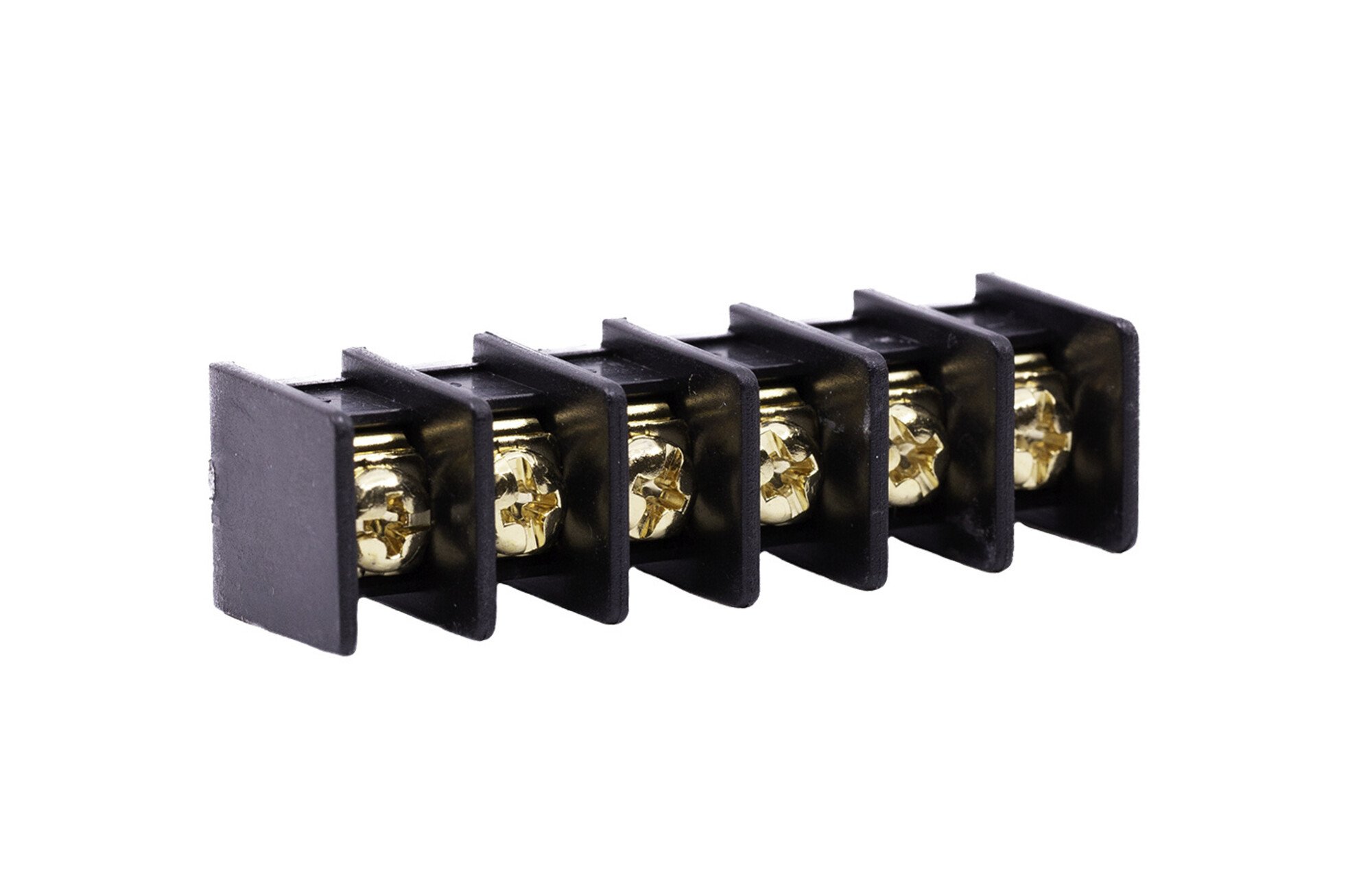 Jantzen Audio 012-0363 Aranyozott csavaros csatlakozók PCB szereléshez | 6-tűs