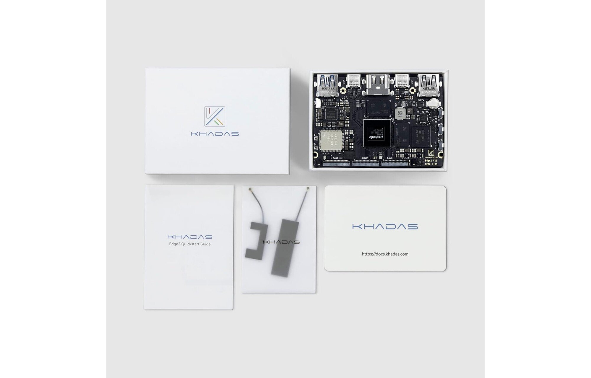 Khadas Edge2 Maker Kit Pro egylapos számítógép