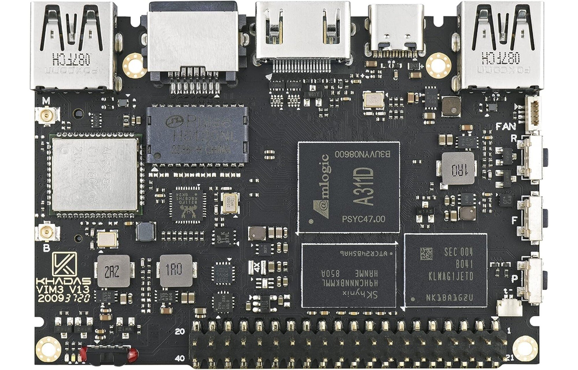 Khadas VIM3 Basic egylapos számítógép
