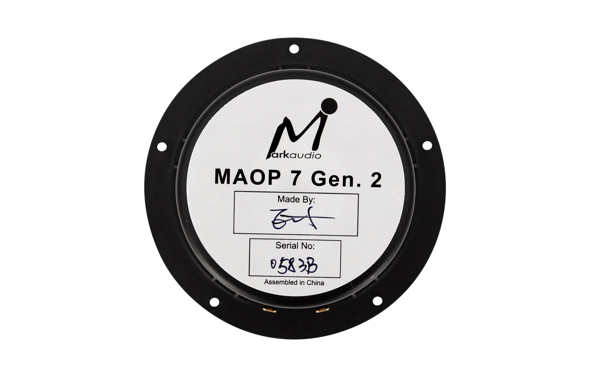Markaudio MAOP-7.2 fehér  4" szélessávú mélysugárzó