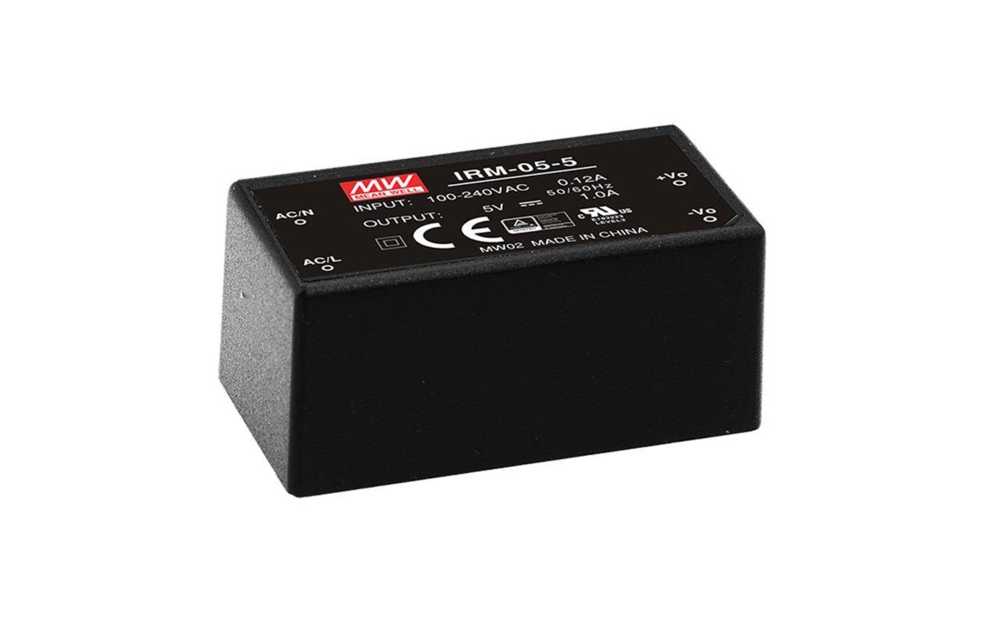 Mean Well IRM-05-5 5 VDC 1 A 5 W kapcsolóüzemű tápegység