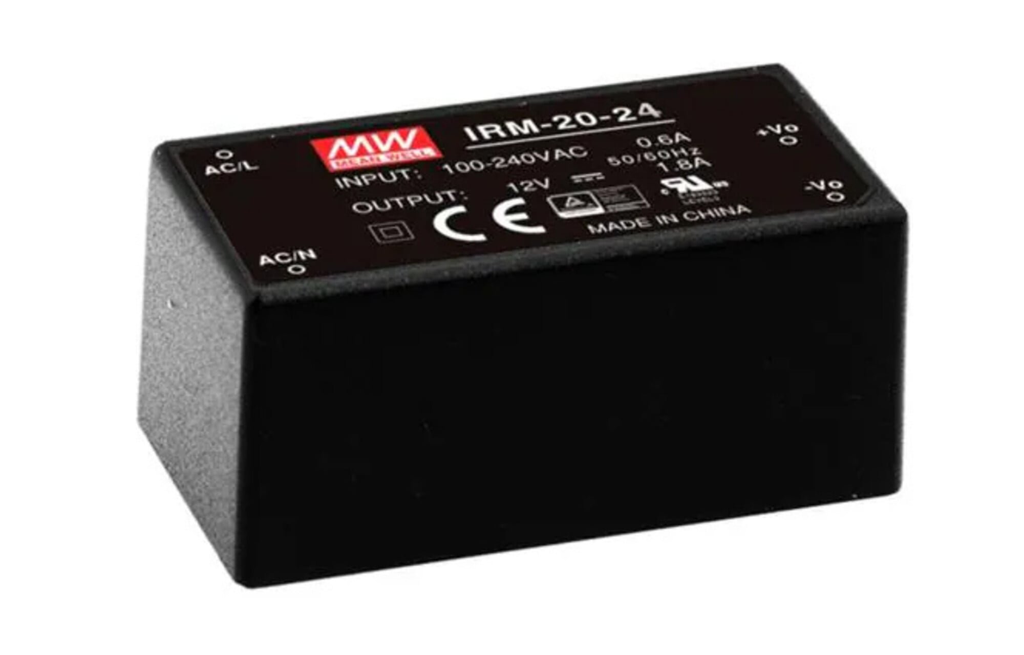 Mean Well IRM-20-24 kapcsolóüzemű tápegység