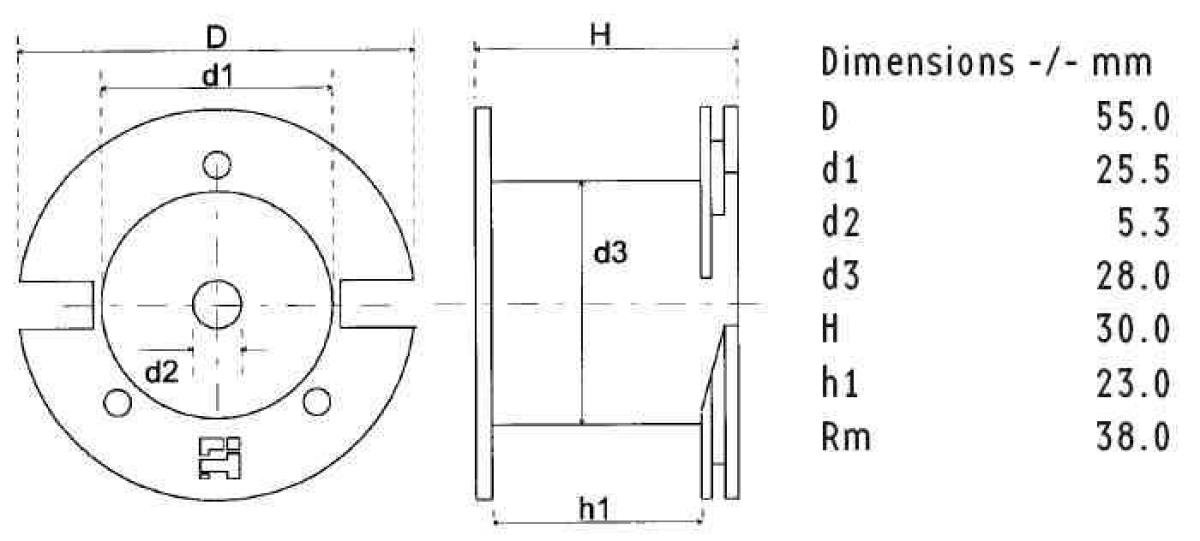 Intertechnik Légmagos tekercs – 1,80 mH | LU55 | DCR 0,79 Ω | Cu 1,00 mm | ±3.0%