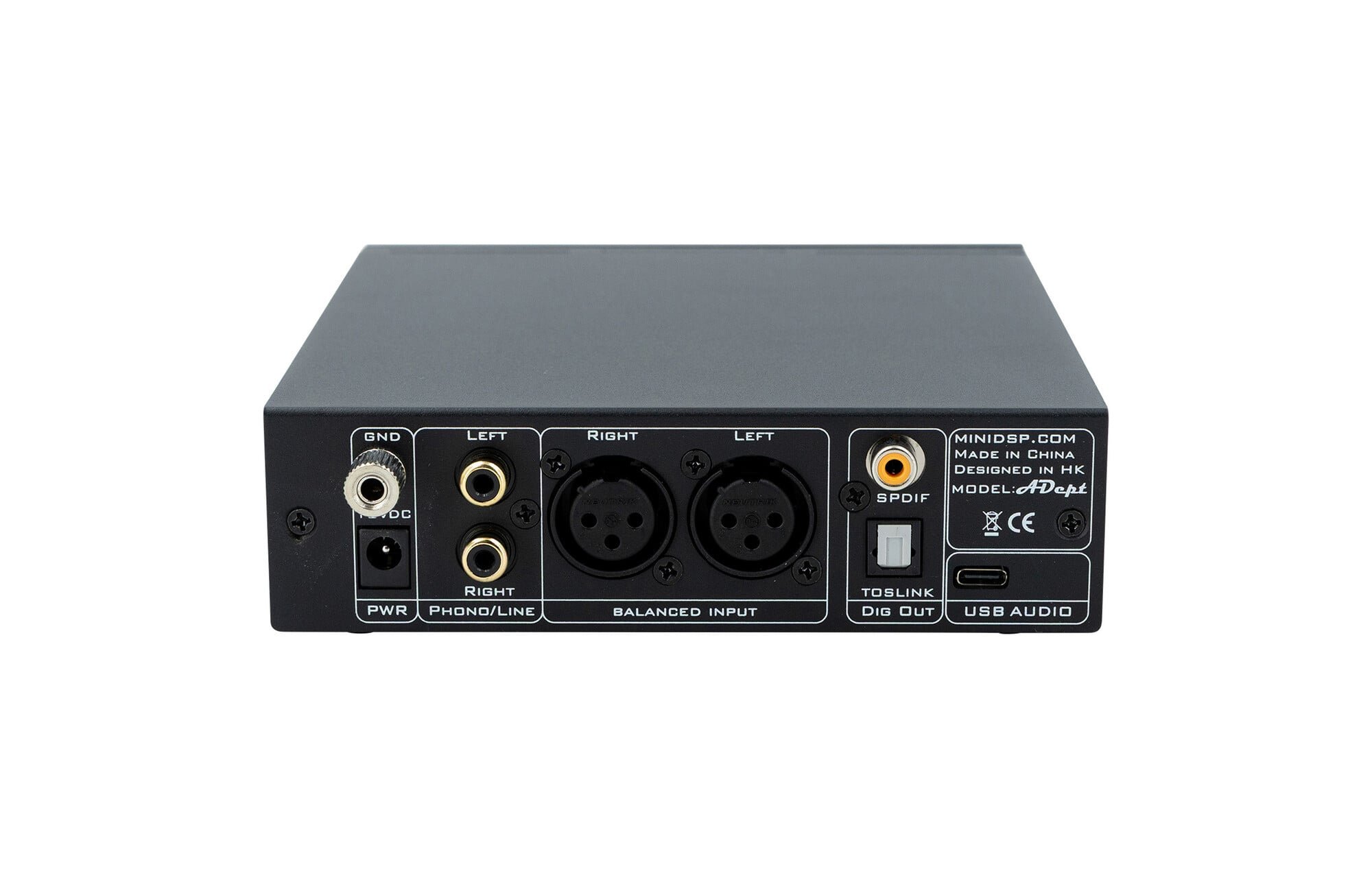 miniDSP ADept USB csatlakozó