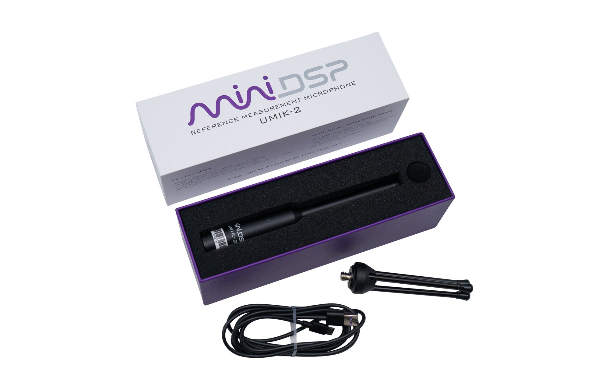 miniDSP UMIK-2 USB referencia mérőmikrofon