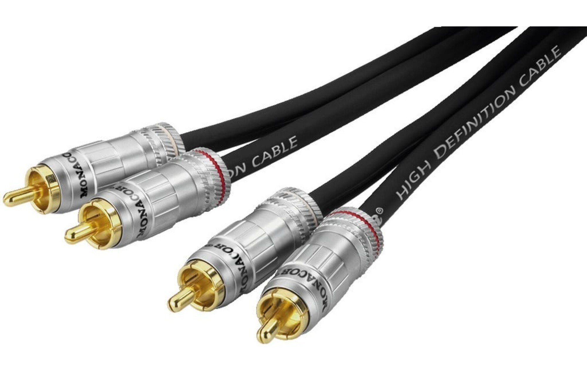 Monacor ACP-500/50 Professzionális sztereó audio csatlakozó kábel | 50 ohm