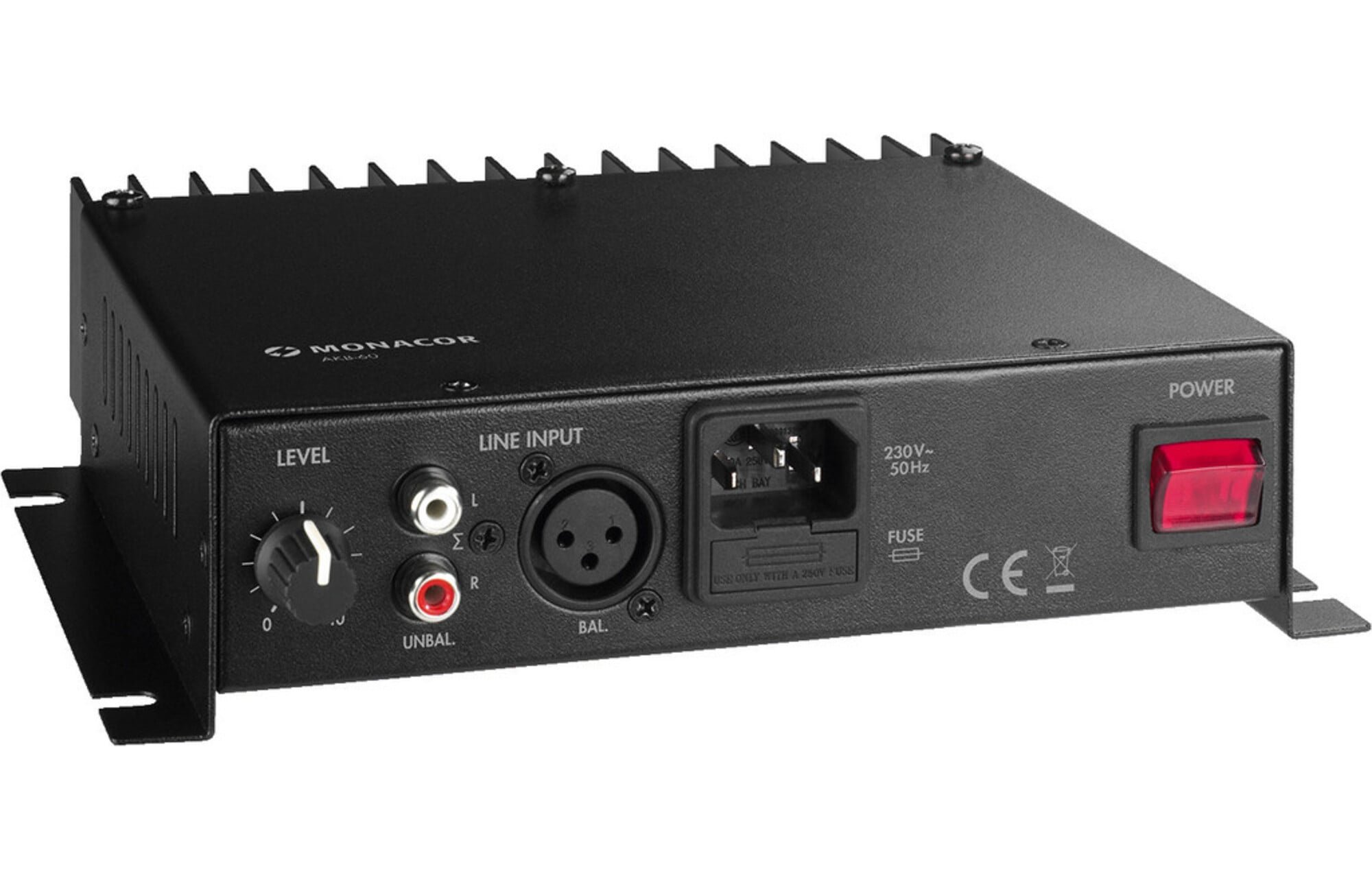 Monacor AKB-60 mini stereo erősítő