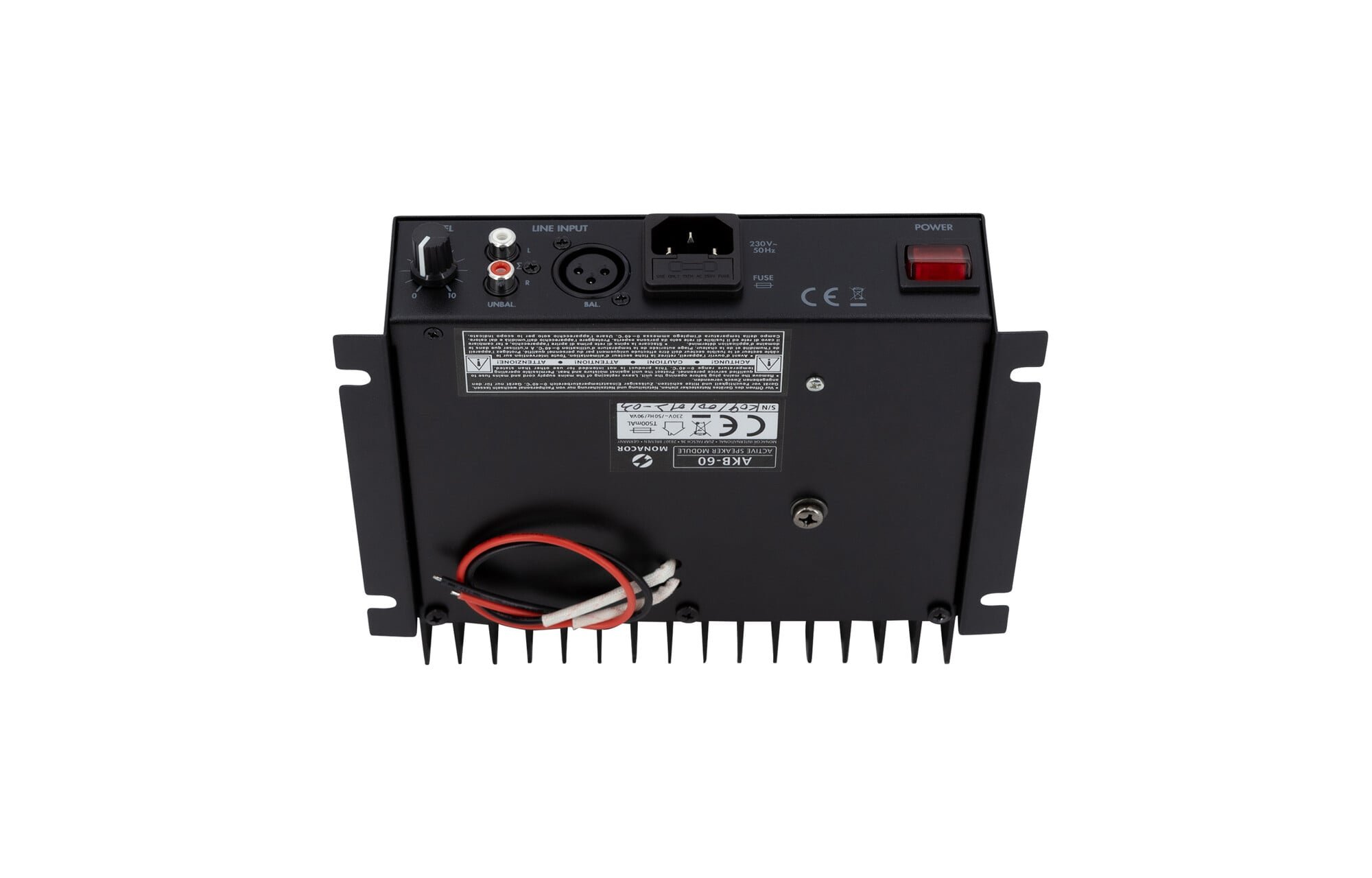 Monacor AKB-60 mini stereo erősítő