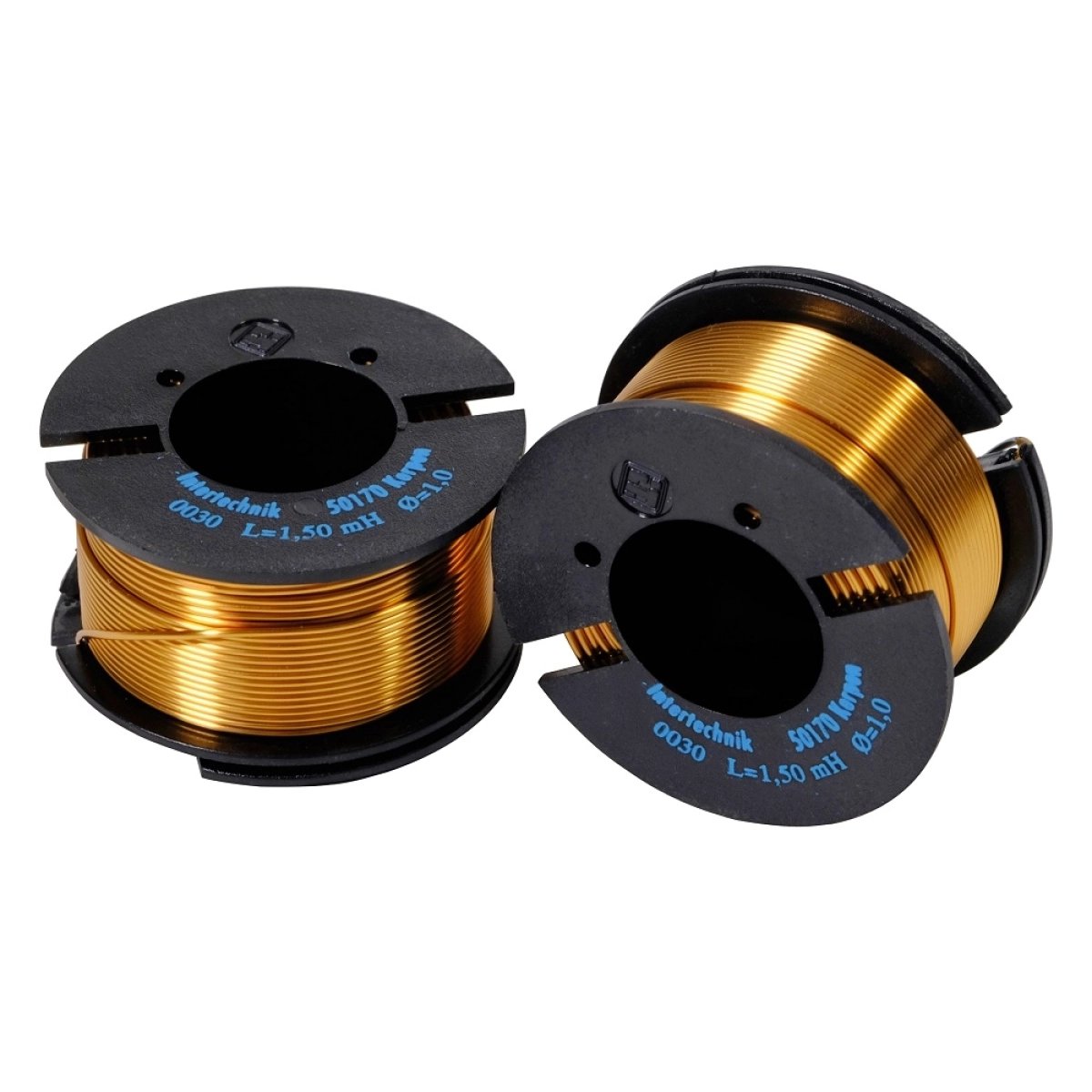 Intertechnik Légmagos tekercs – 2,20 mH | LU55 | DCR 0,89 Ω | Cu 1,00 mm | ±3.0%