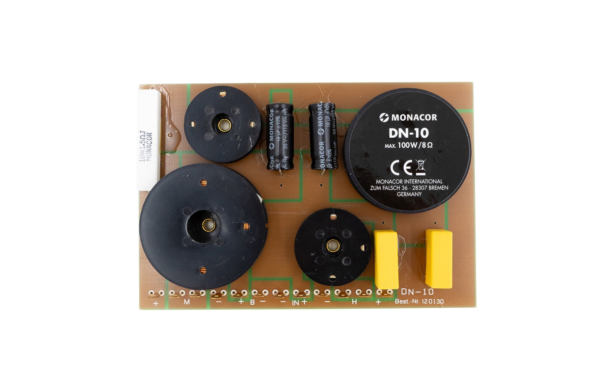 Monacor DN-10 3 utas hangváltó 800/4,500 Hz
