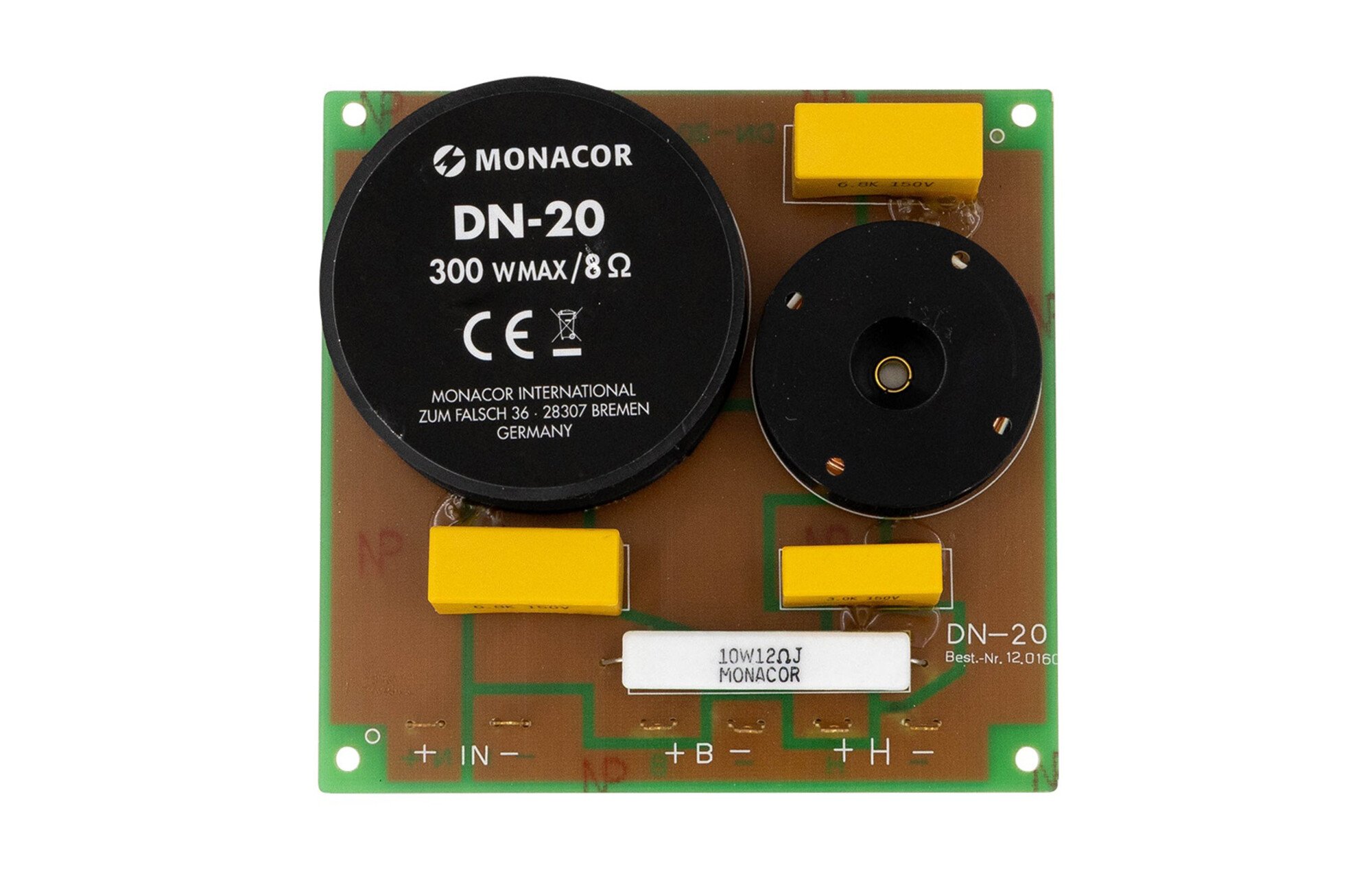 Monacor DN-20 2 utas hangváltó 2,000 Hz