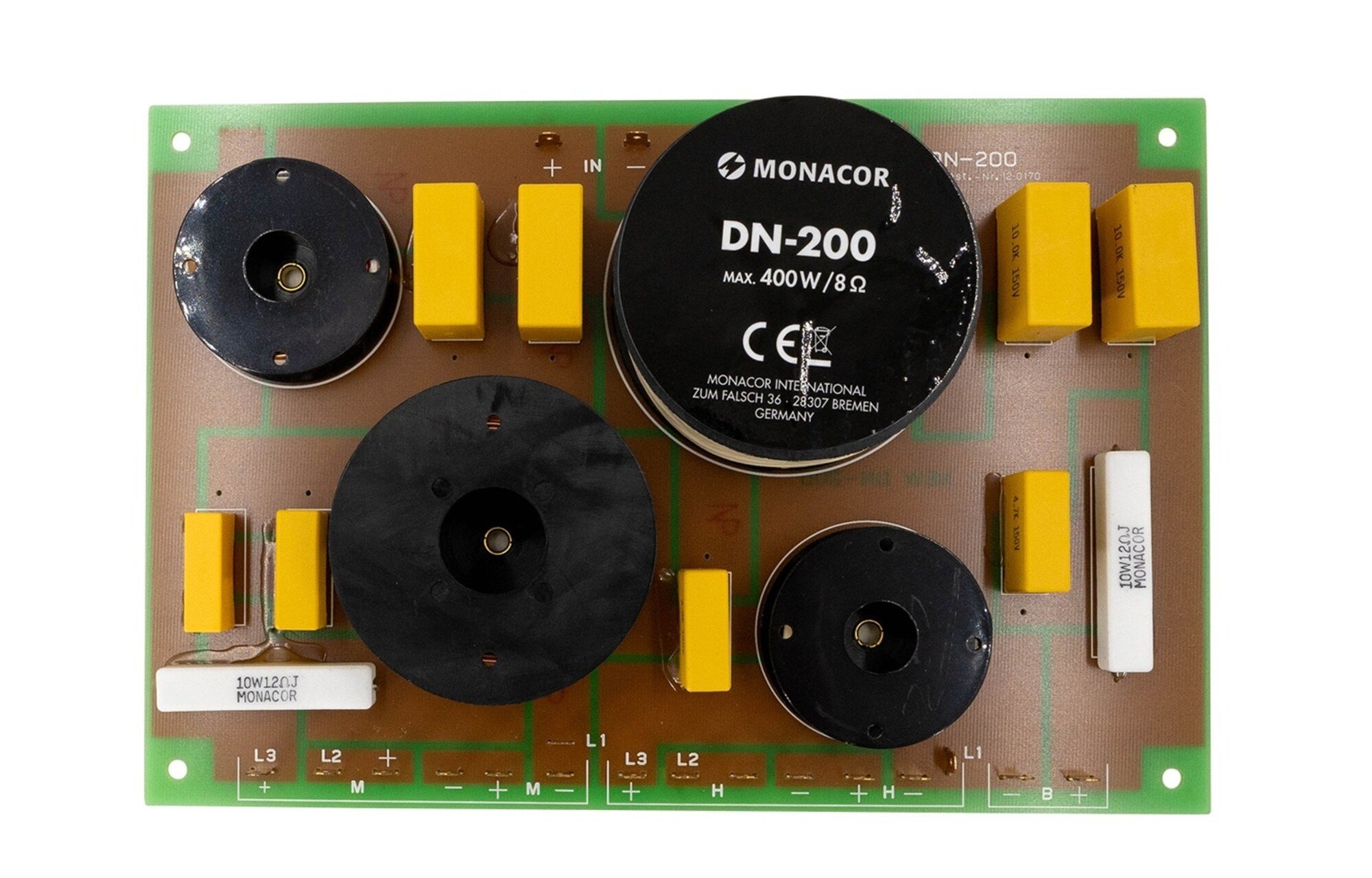 Monacor DN-200 3 utas hangváltó 700/3,500 Hz