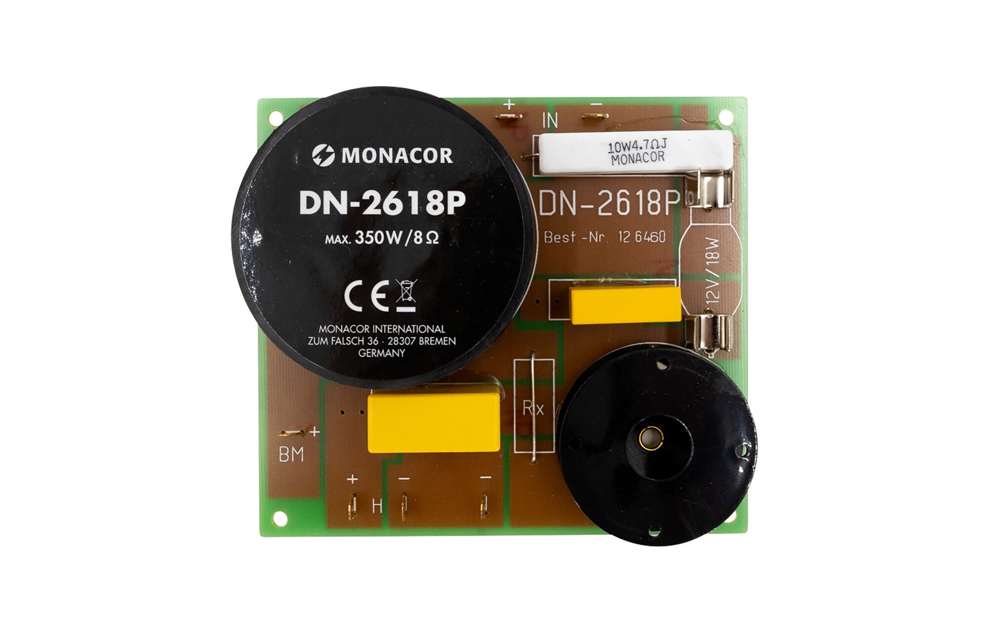 Monacor DN-2618P 2 utas hangváltó 3,000 Hz