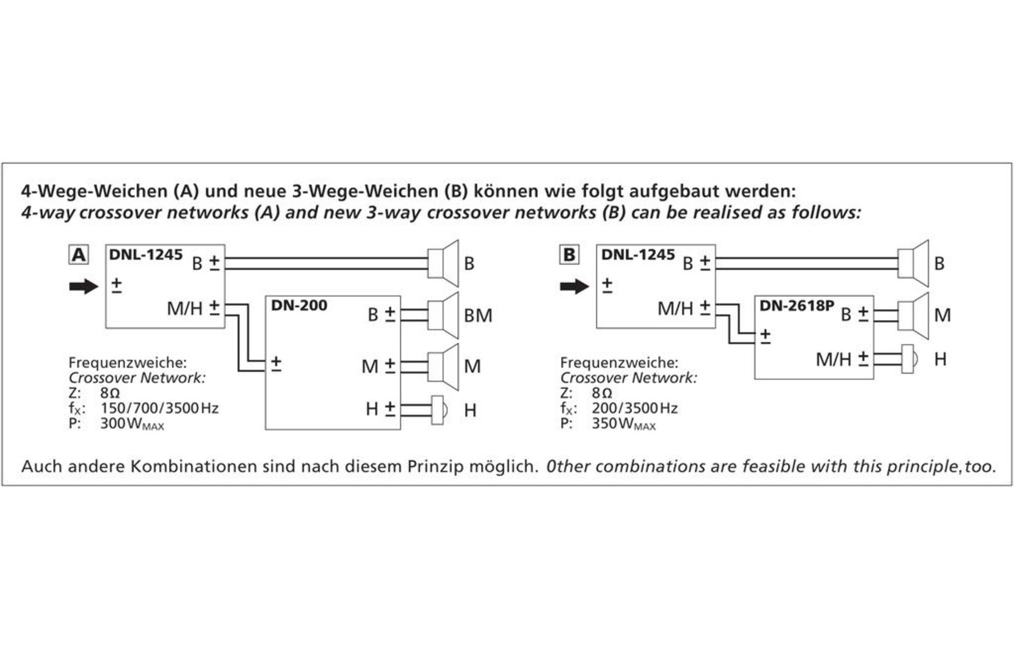 Monacor DN-2618P 2 utas hangváltó 3,000 Hz