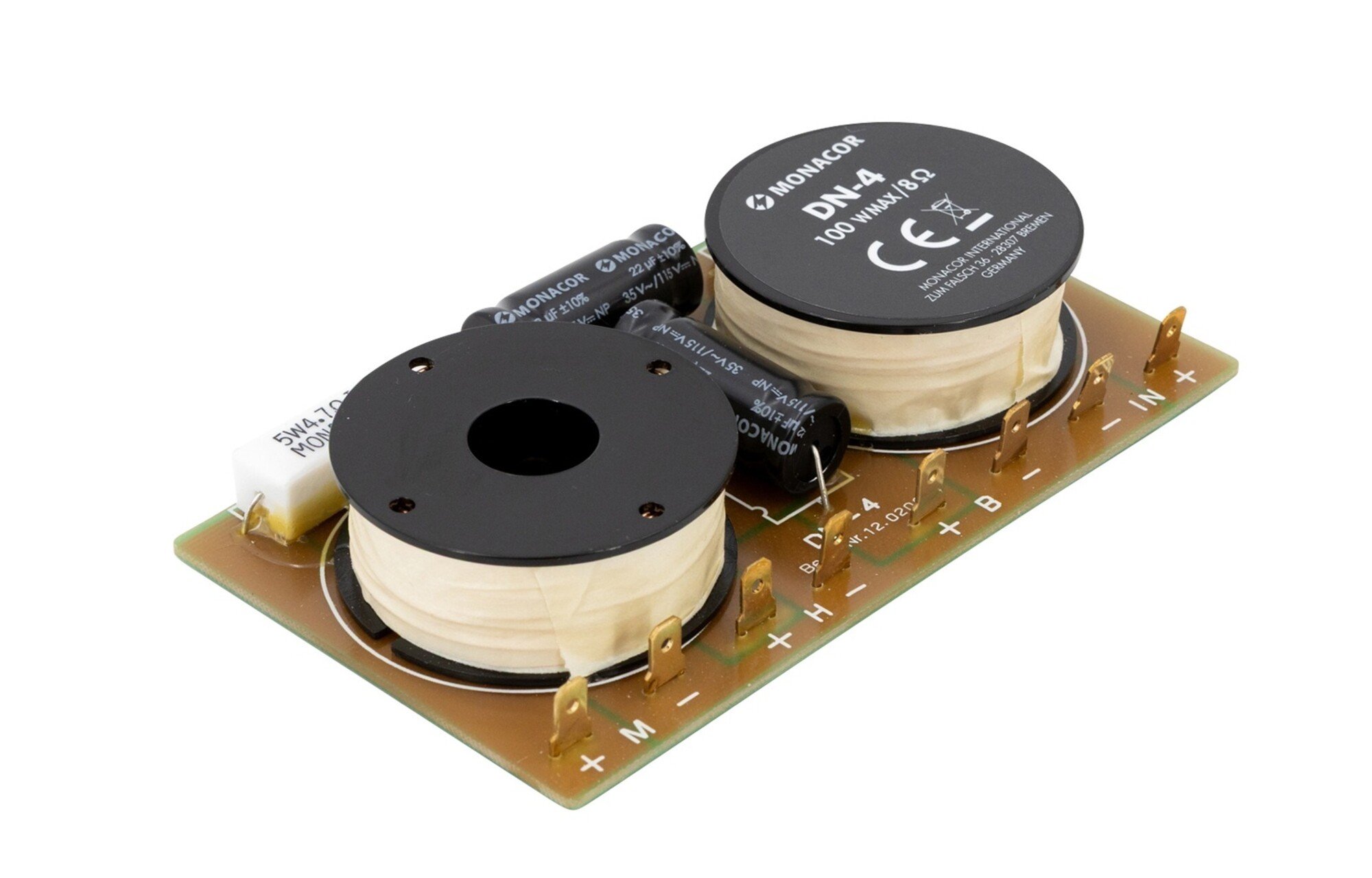 Monacor DN-4 3 utas hangváltó 650/6,000 Hz