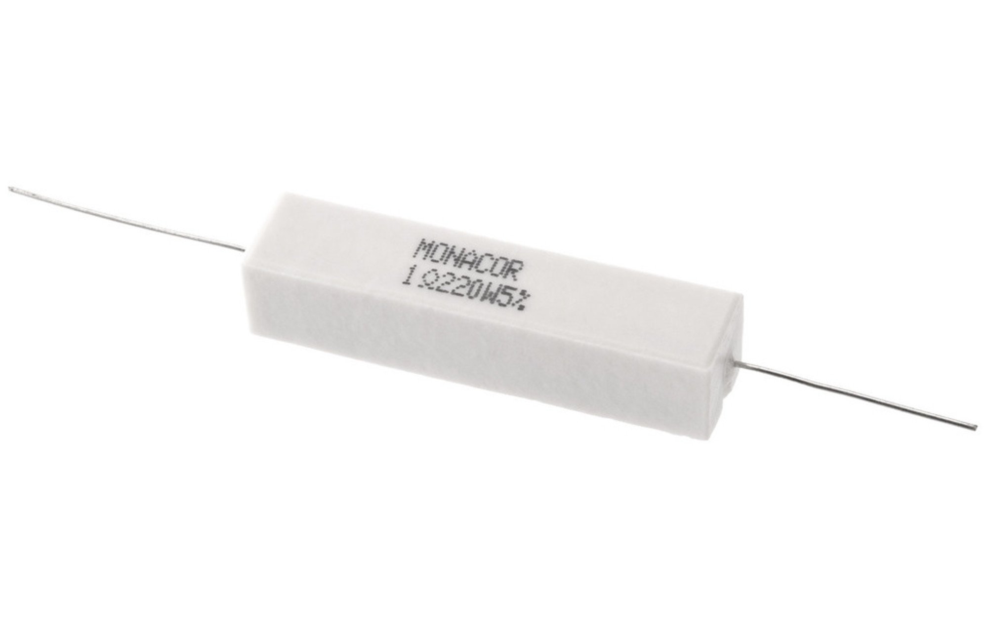 Monacor LSR-12/20 | 1,2 ohm | 20 W | 5% | nagyteljesítményű kerámiaellenállás