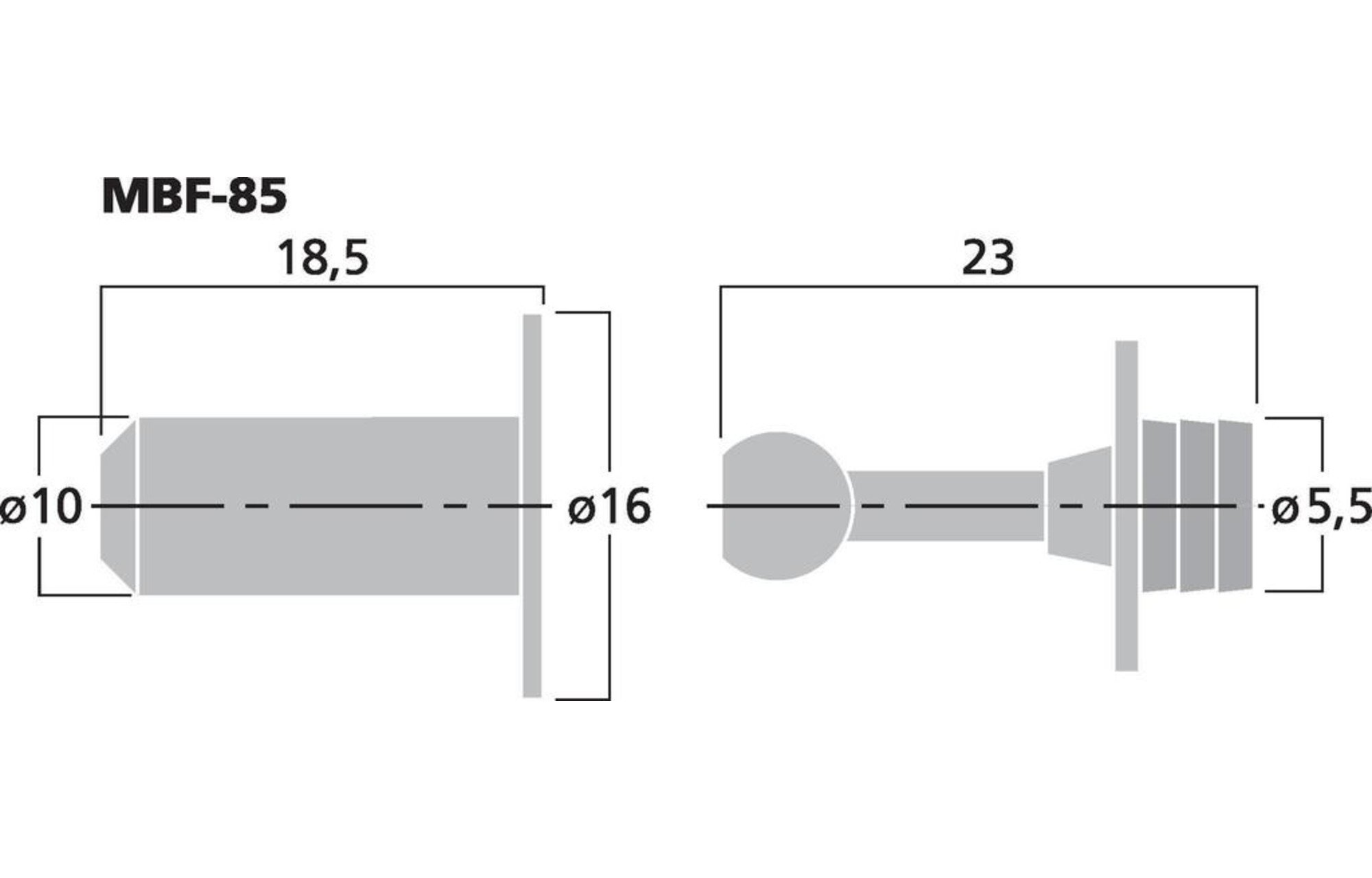 Monacor MBF-85 Keretdugó hangszórókhoz