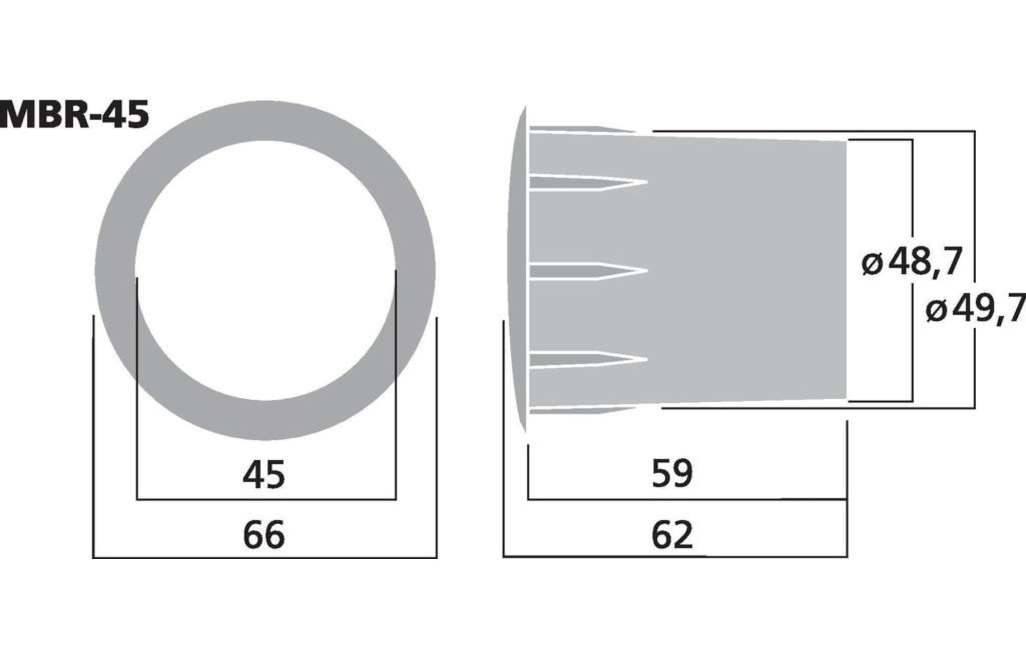 Monacor MBR-45 Reflexcső