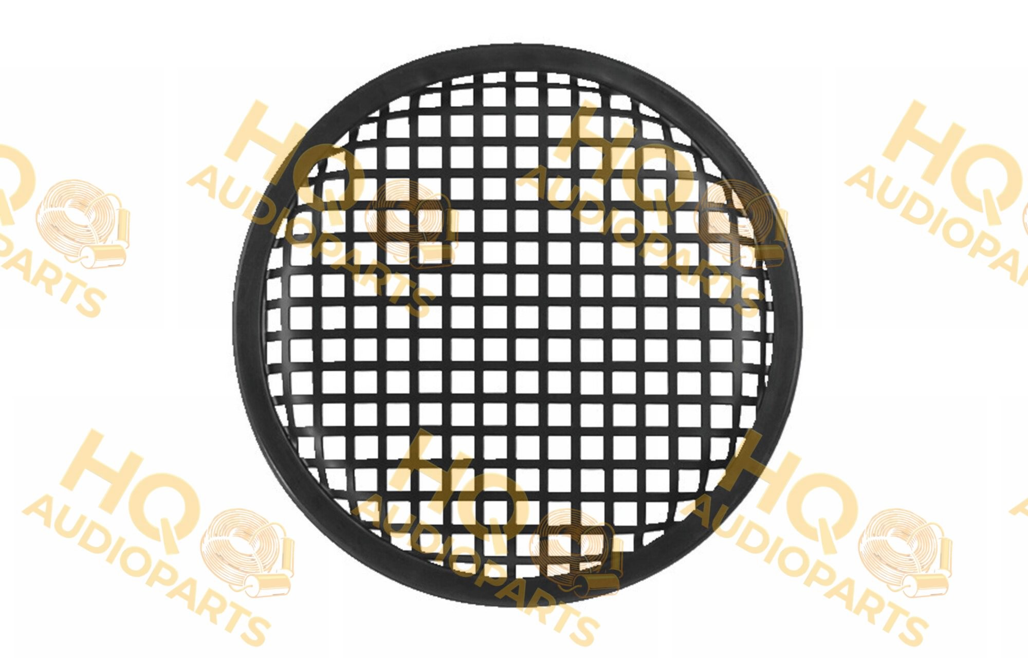 Monacor MZF-8629 védő hangszórórács | Négyzetes perforáció | 8" (20 cm)