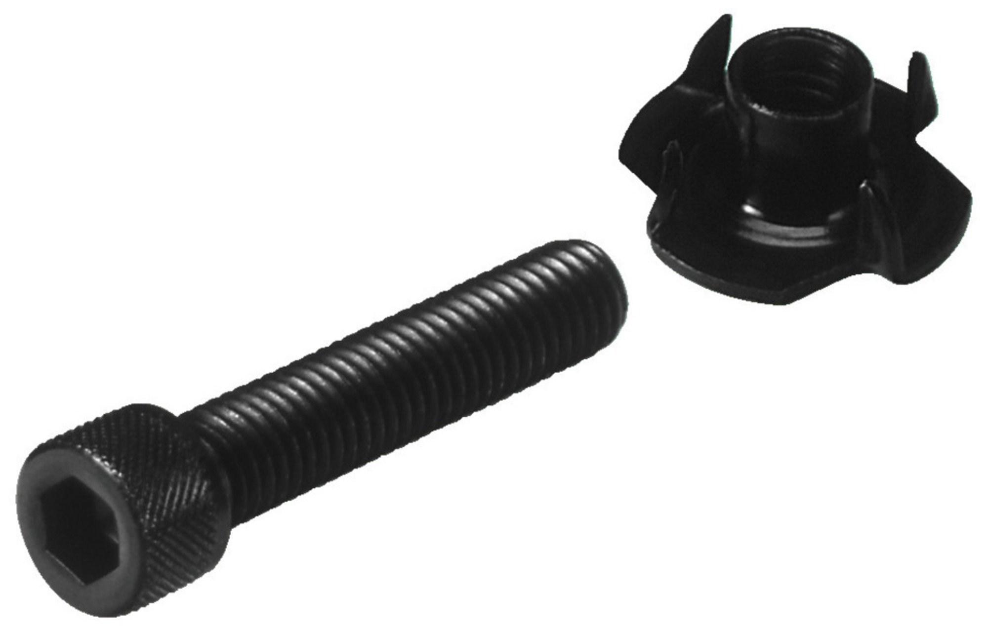 Monacor MZF-8688 hatszögletű alátétes fa csavar | M8 x 40 mm