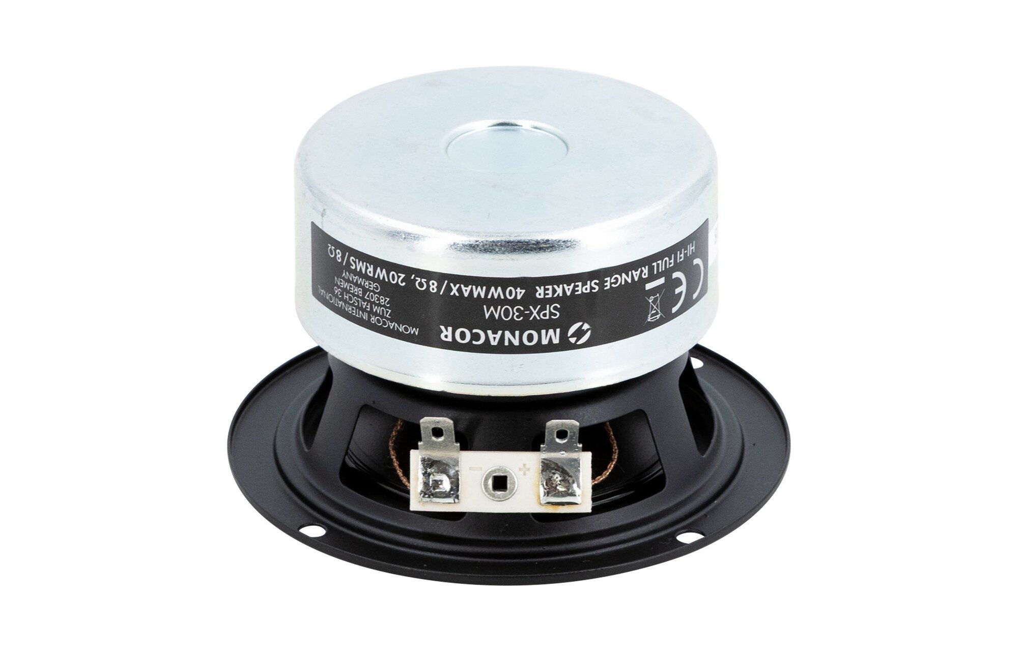Monacor SPX-30M 3" szélessávú mélysugárzó 8 ohm