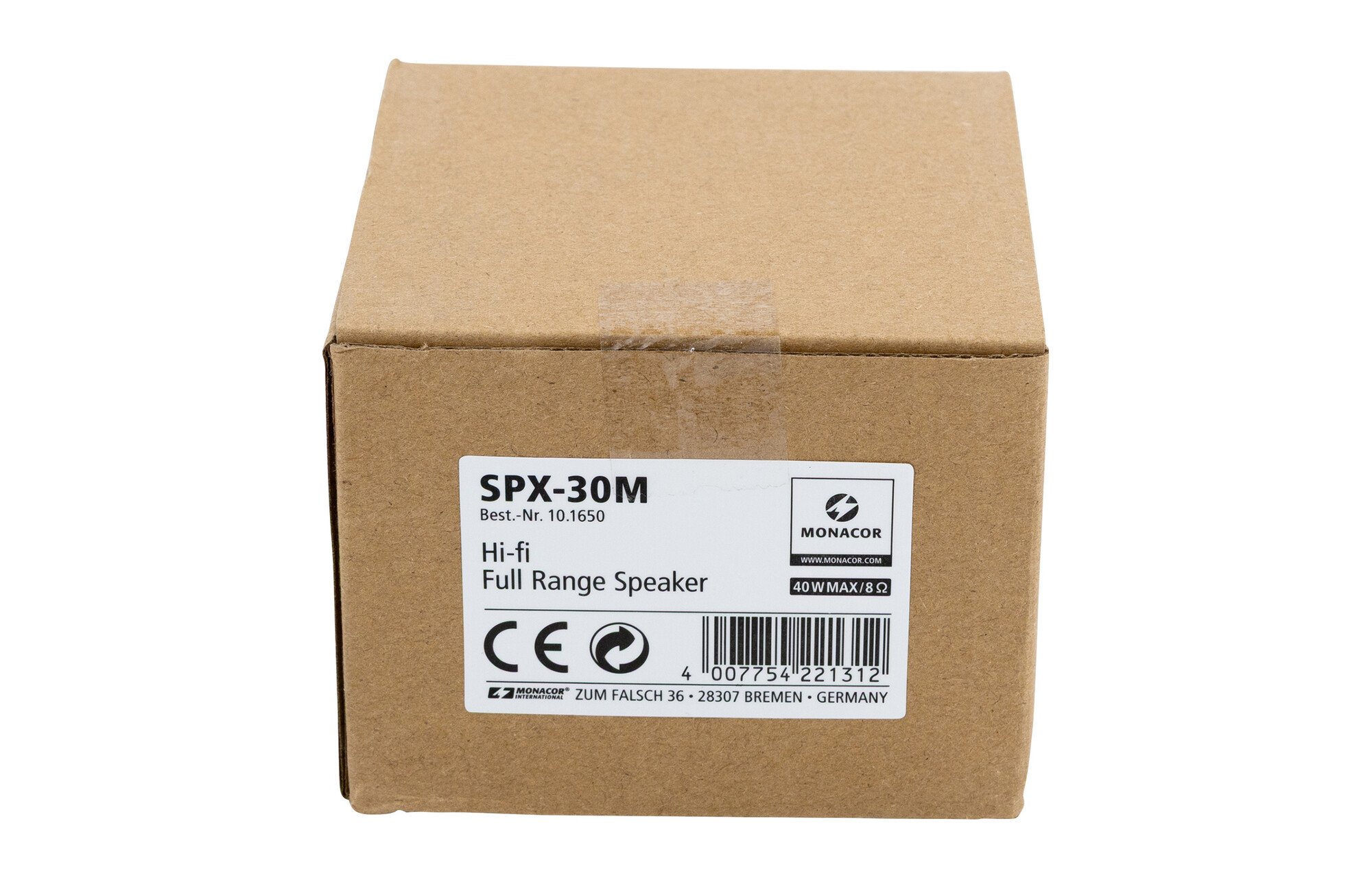Monacor SPX-30M 3" szélessávú mélysugárzó 8 ohm