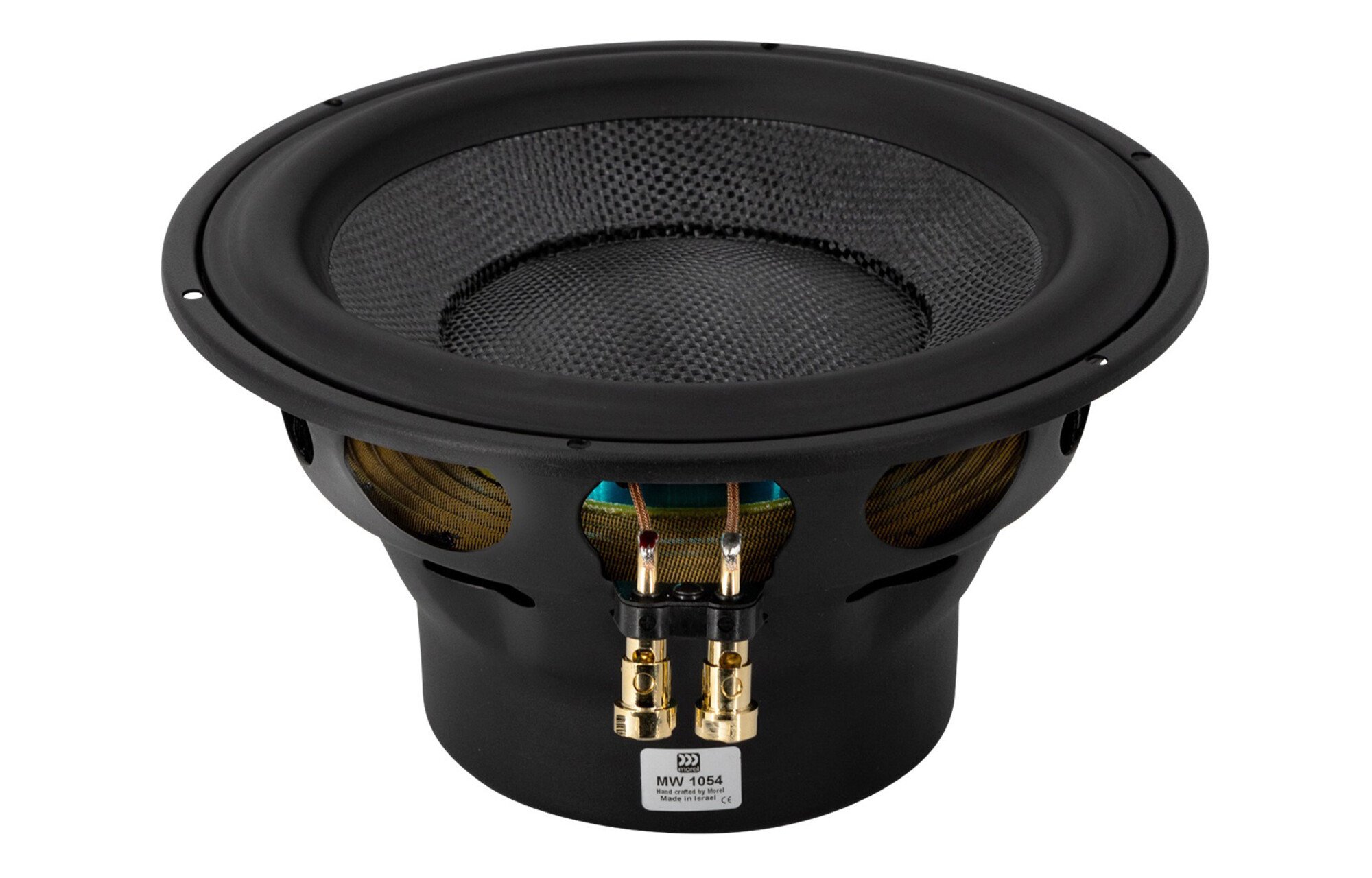 Morel MW1054 Classic széria 10" papír/Carbon rost kónusz submélysugárzó 4 Ohm