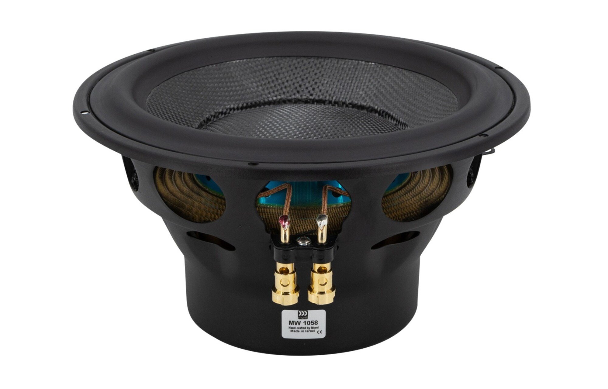 Morel MW1058 Classic széria 10" papír/Carbon rost kónusz submélysugárzó 8 Ohm