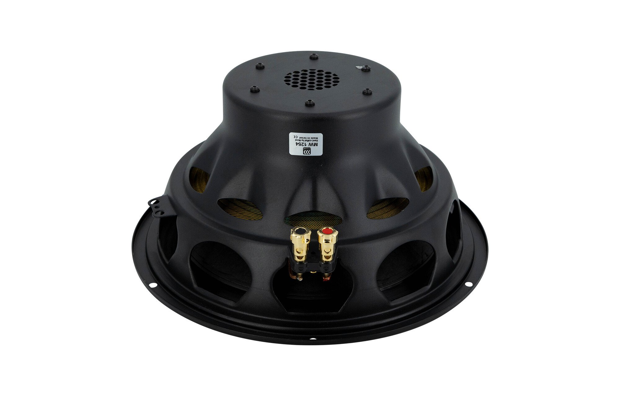 Morel MW1258 Classic széria 12" papír/Carbon rost kónusz submélysugárzó 4 Ohm