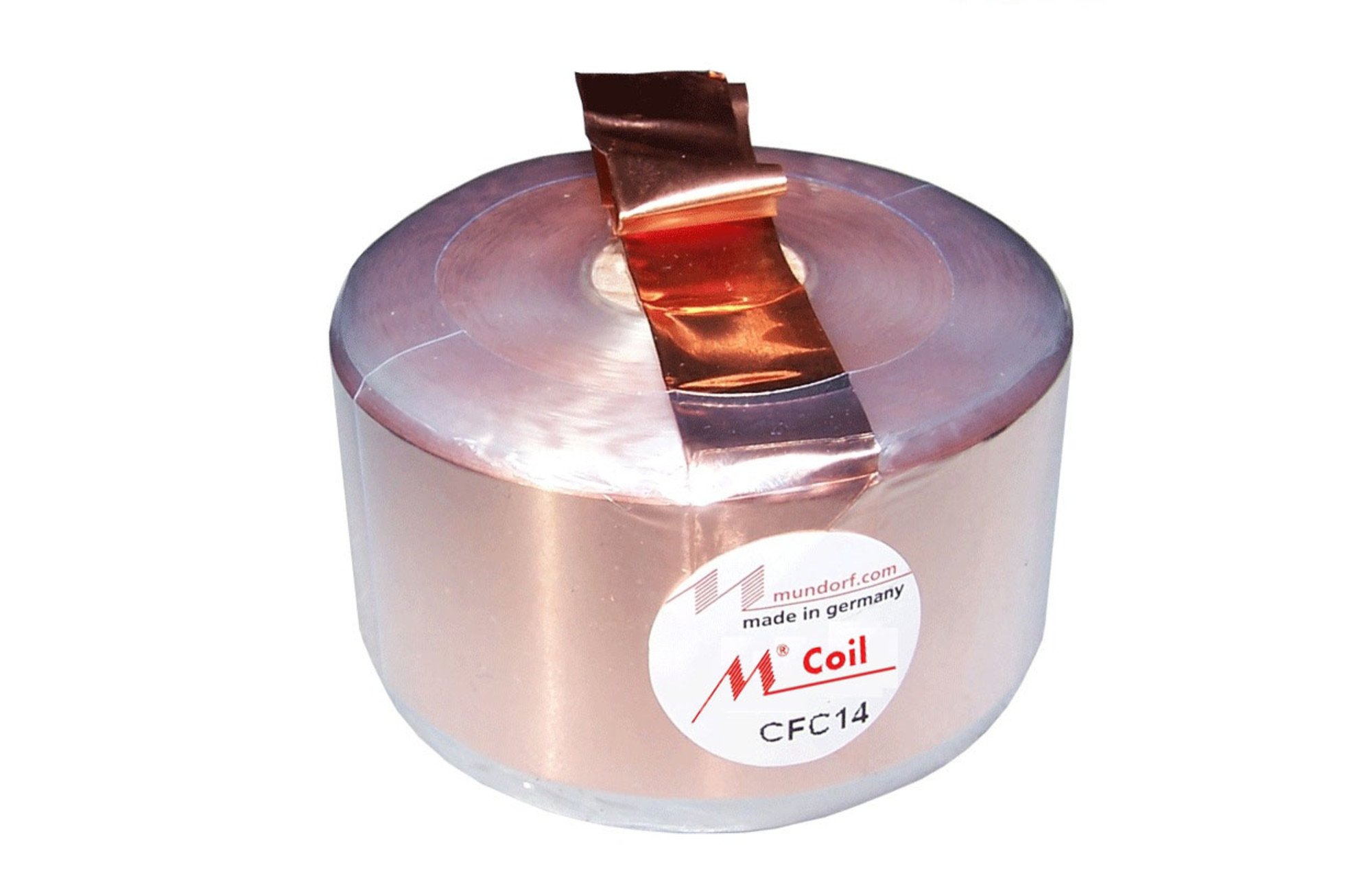 Mundorf CFC14-0,10 | 0,10 mH | 0,07 ohm | 2% | 14 AWG | Fóliatekercs