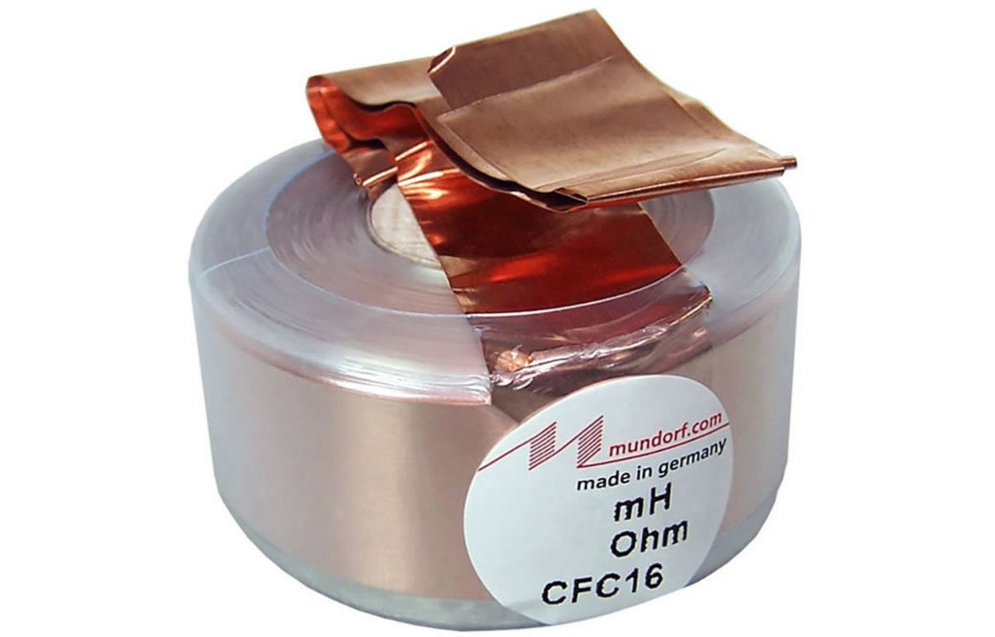 Mundorf CFC16-0,15 | 0,15 mH | 0,12 ohm | 2% | 16,5 AWG | Fóliatekercs