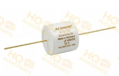 Mundorf MESGO-0,010T5,650 | 0,01 µF | 5% | 650 V | Mcap EVO SILVERGOLD olajkondenzátor