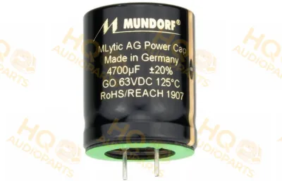 Mundorf MLGO25-22000 | 22000 uF | 20% | 25 V