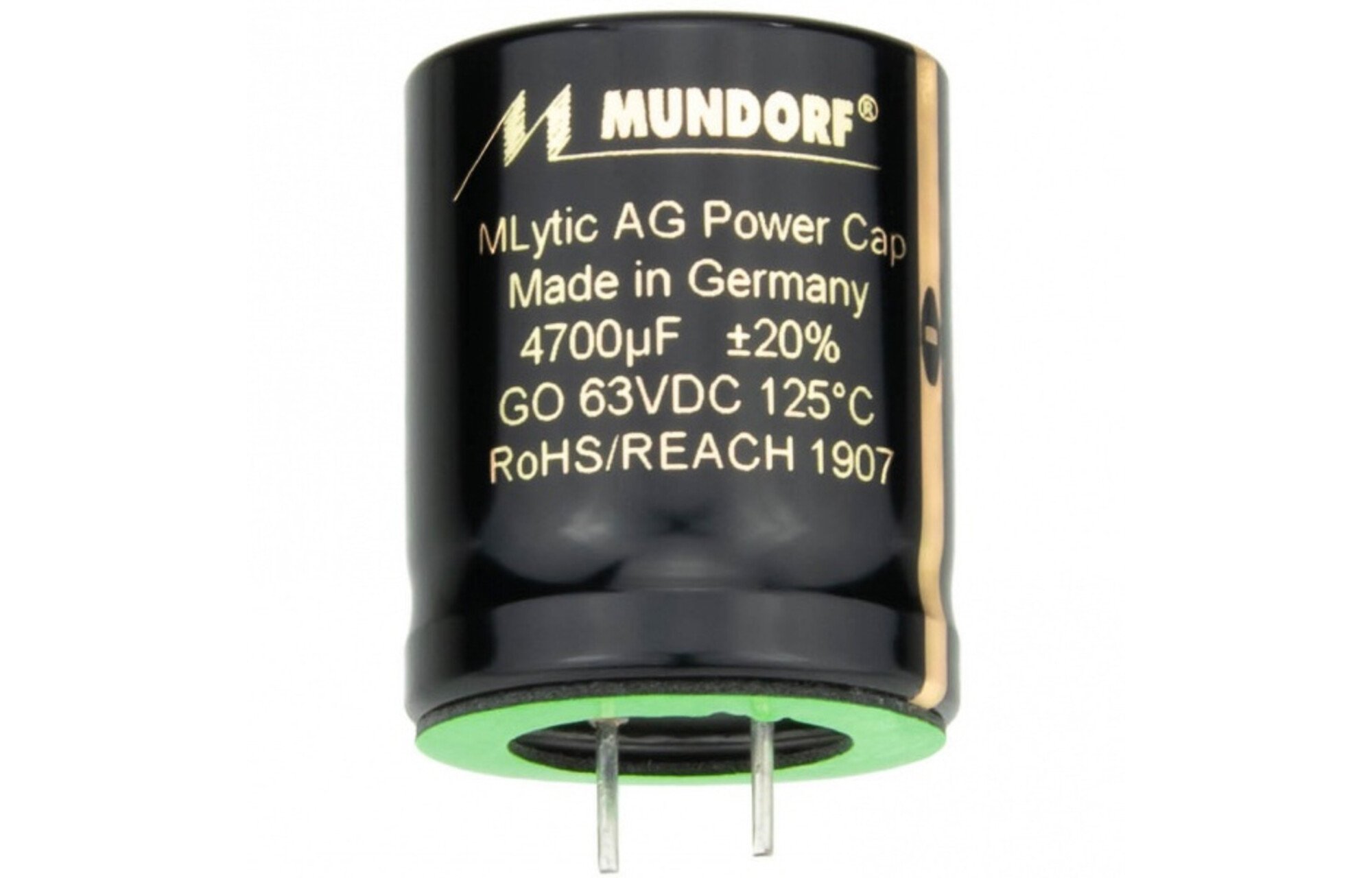 Mundorf MLGO63-22000 | 22000 uF | 20% | 63 V