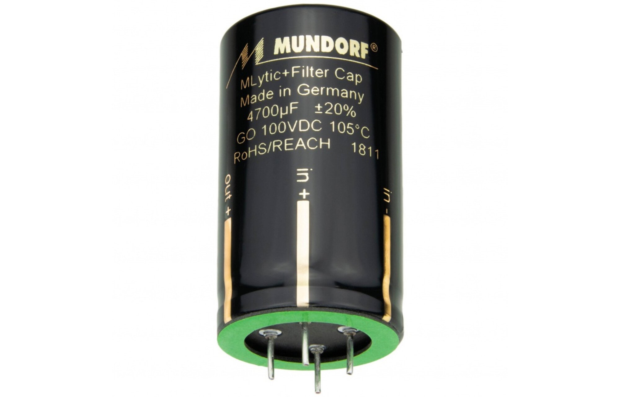 Mundorf MLGO+80-10000 | 10000 µF | 20% | 80 V Mlytic AG+ teljesítménykondenzátor